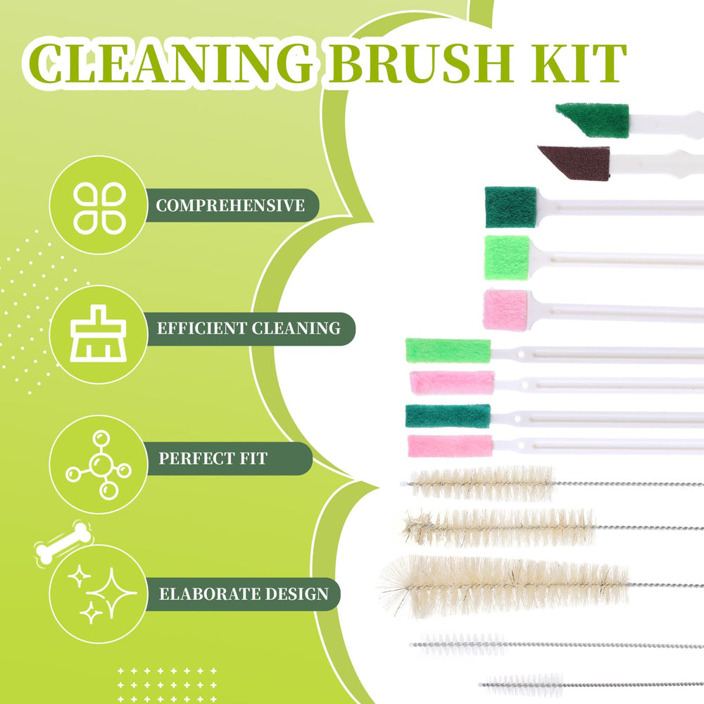 SynHHnergyx four scouring pad brushes rinse stubborn residues from running water