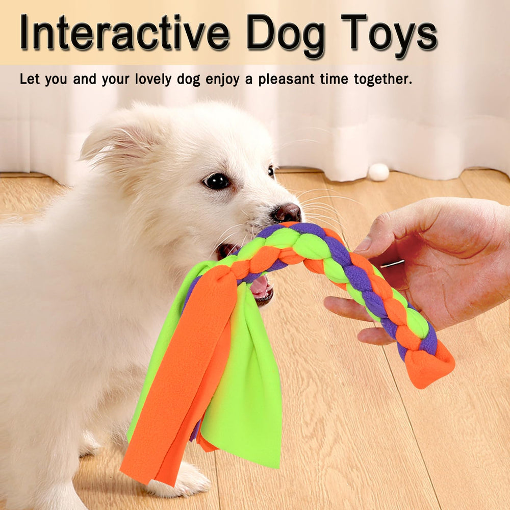 SYOOOY teeth-cleaning rope toy provides gentle gum massage while chewing.