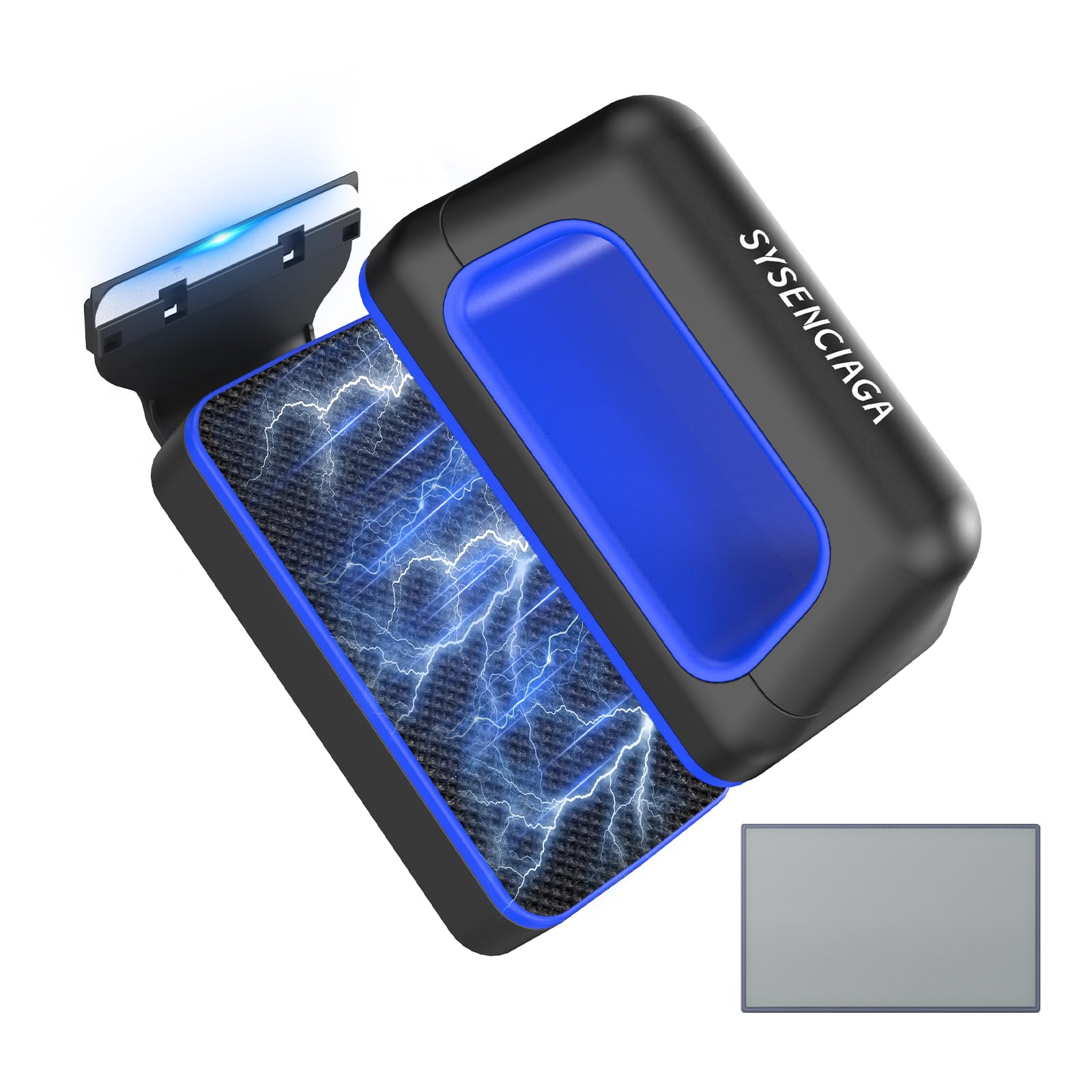 SYSENCIAGA aquarium magnet glass cleaner on tank offers secure magnetic attachment for easy cleaning