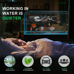 SYSENCIAGA aquarium wave maker quiet operation reduces noise while circulating water