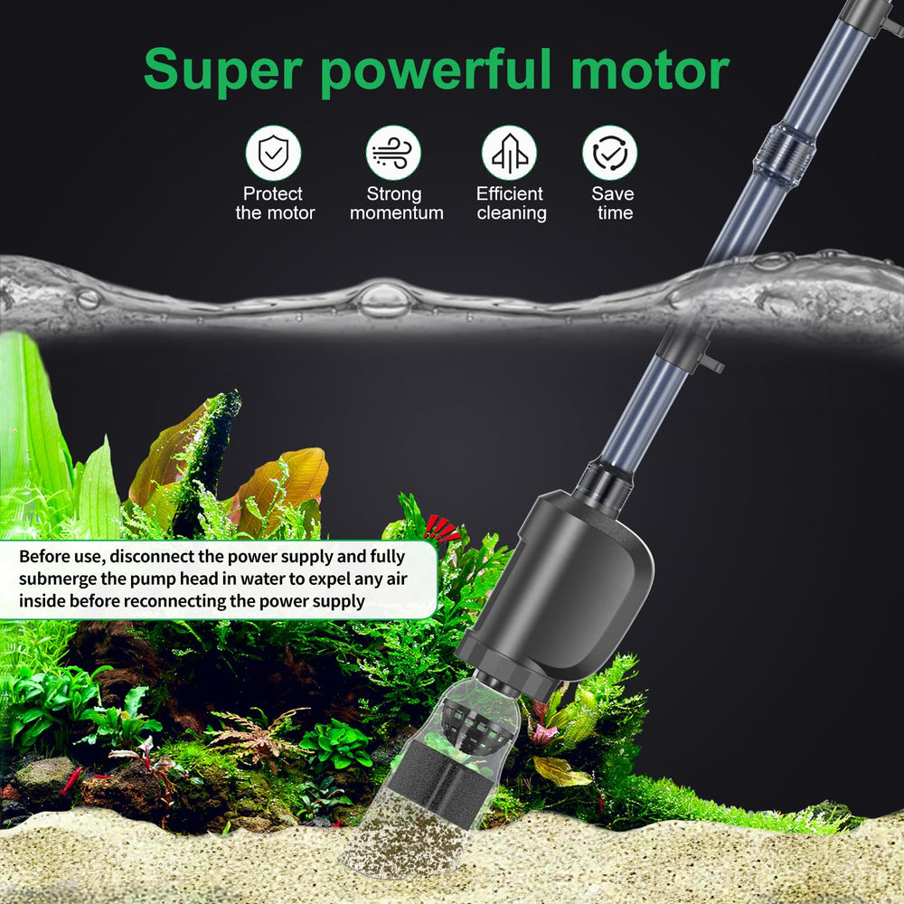 SYSENCIAGA flexible water hose—extended reach for water changes without spills.