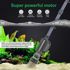 SYSENCIAGA flexible water hose—extended reach for water changes without spills.