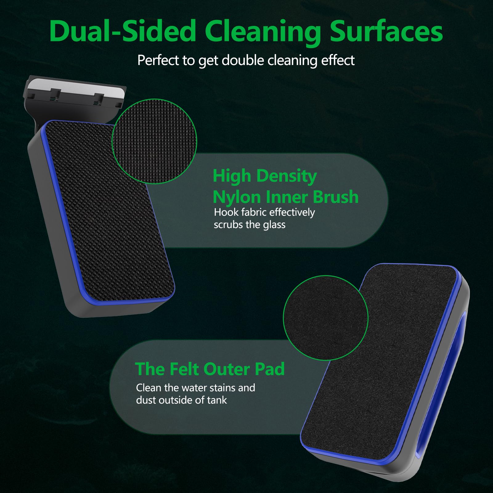 SYSENCIAGA inner unit rotates with outer controller for synchronized cleaning action