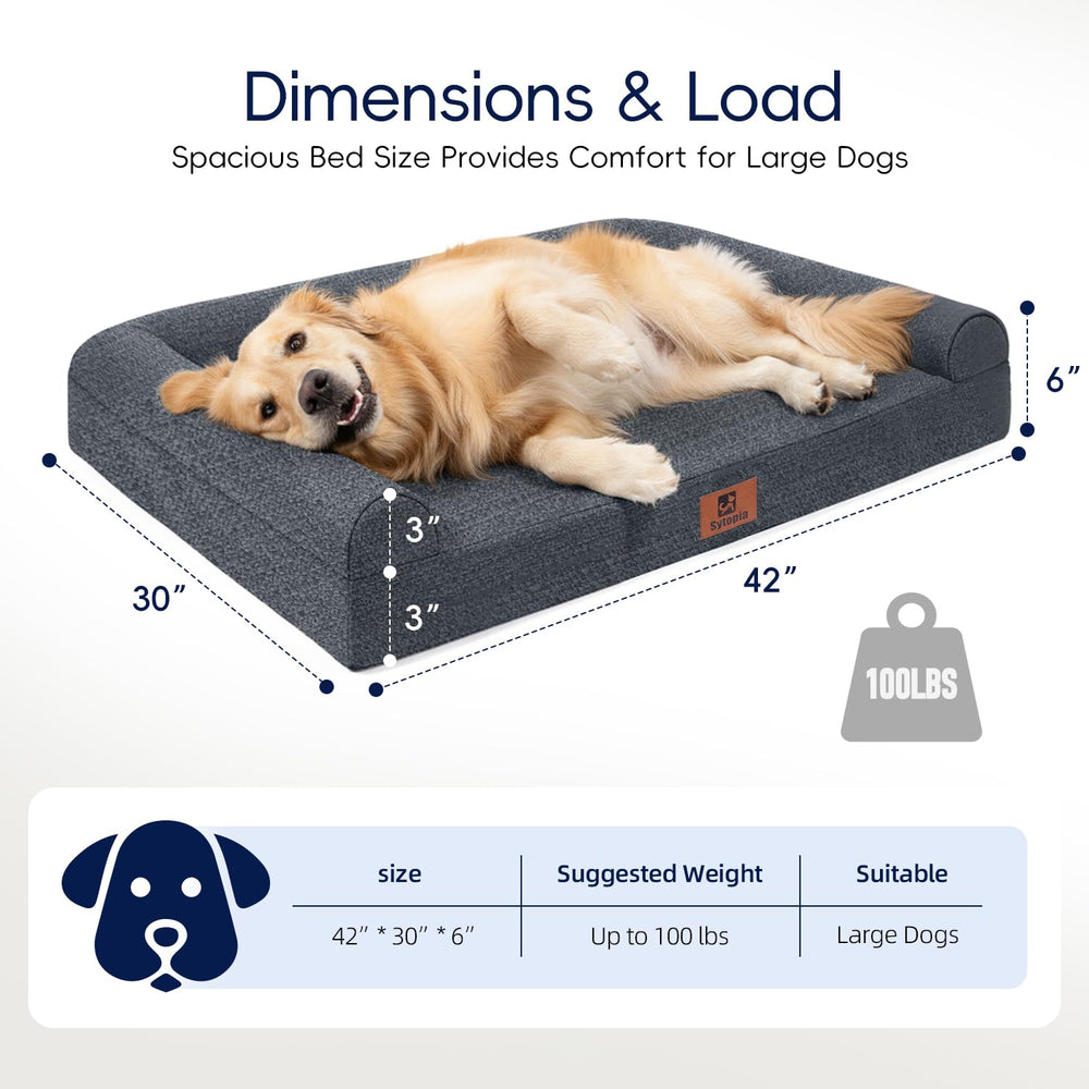 Sytopia anti-slip base keeps bed stable on tile or wood floors