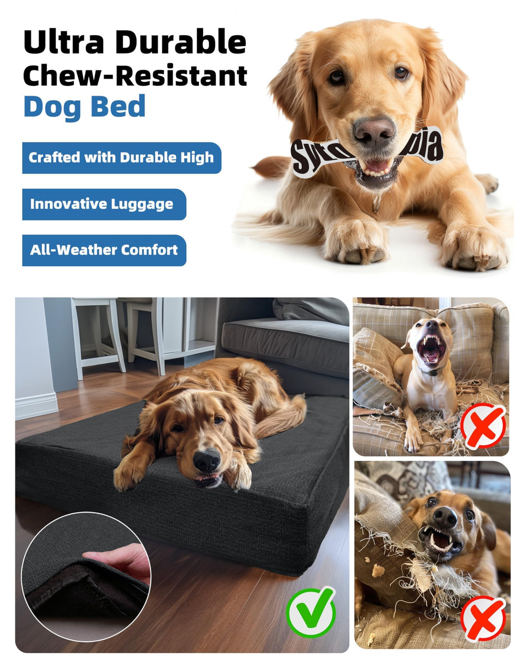 Sytopia bed waterproof outer cover focuses on mess protection and quick cleanup