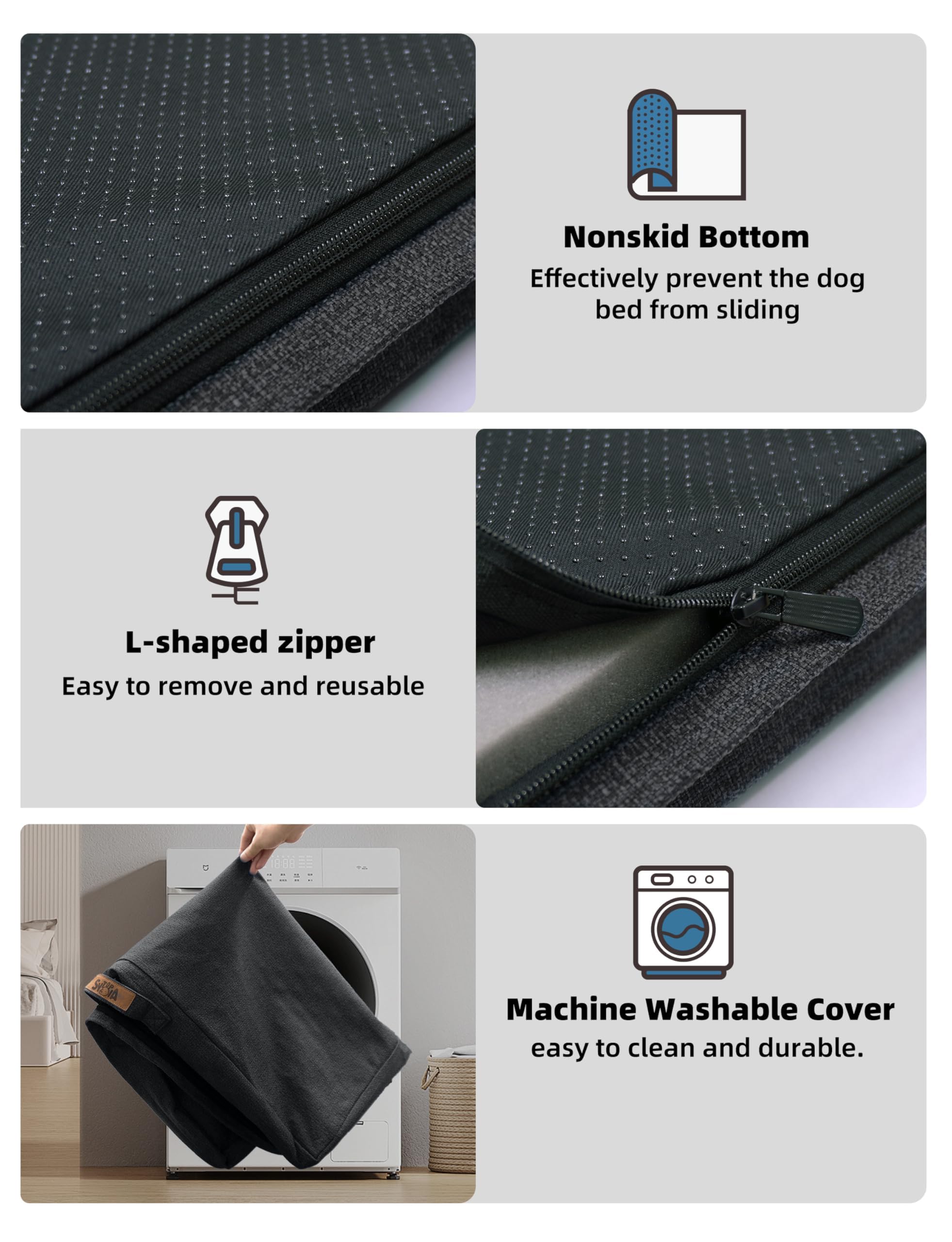 Sytopia XL-size bed fits up to 100 lbs for roomy comfort