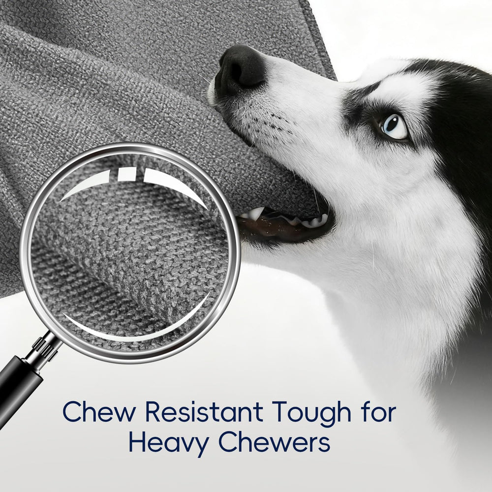 Sytopia chew-proof cover closeup emphasizes easy removal and cleaning convenience.