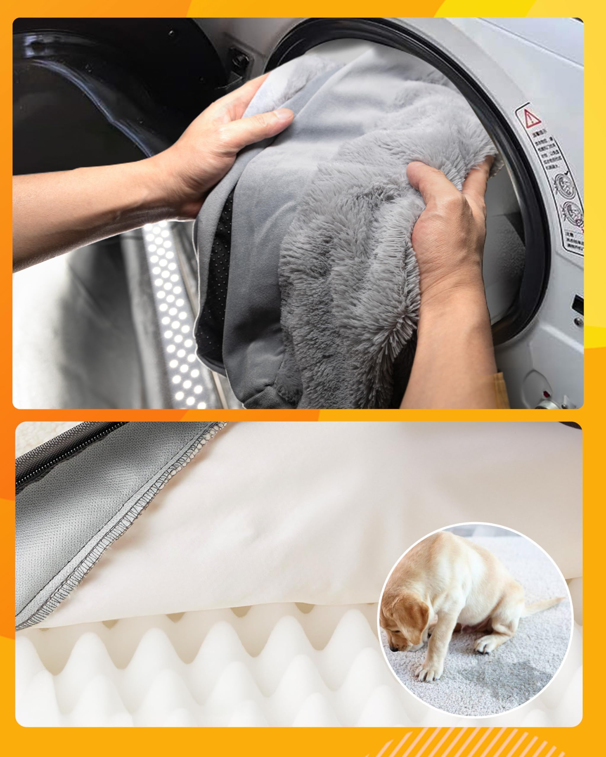 Sytopia egg crate foam contours to joints for comfortable rest.