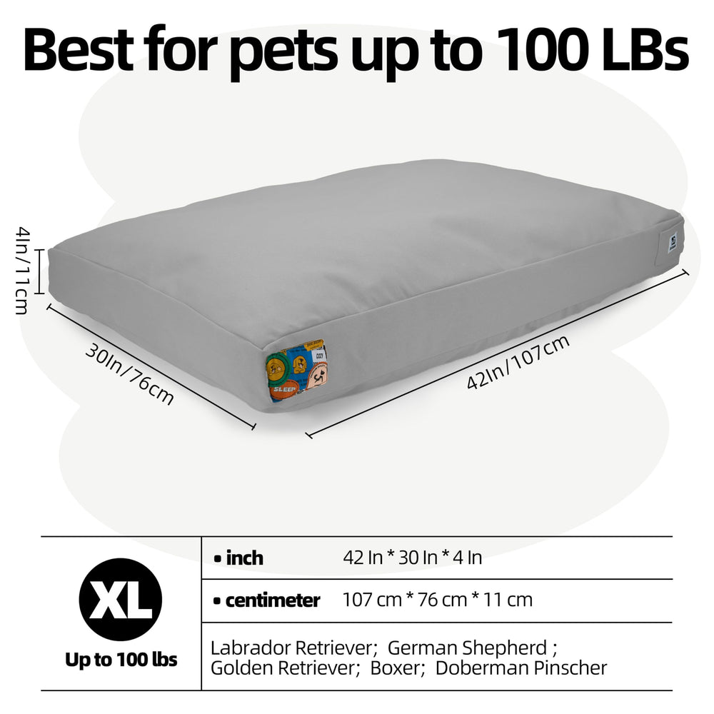 Sytopia outdoor bed with machine-washable cover after outdoor adventures.