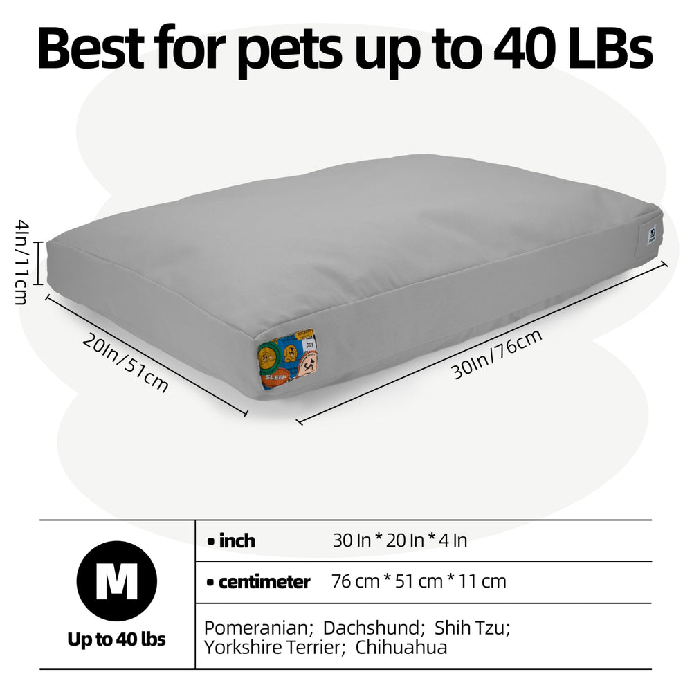 Sytopia removable cover simplifies washing after muddy outdoor adventures.