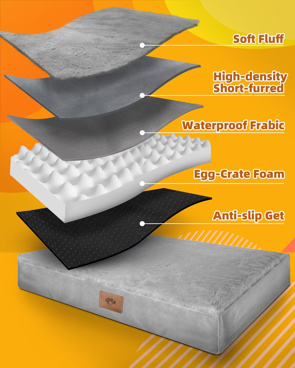 Sytopia soft Dutch velvet cover provides year-round comfort for pets.