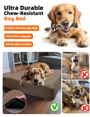 Sytopia waterproof outer cover with inner barrier protects the foam.