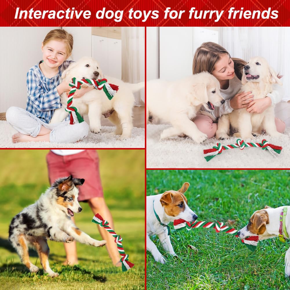 SZEE dog rope toy natural cotton fibers aiding gentle play and rotation