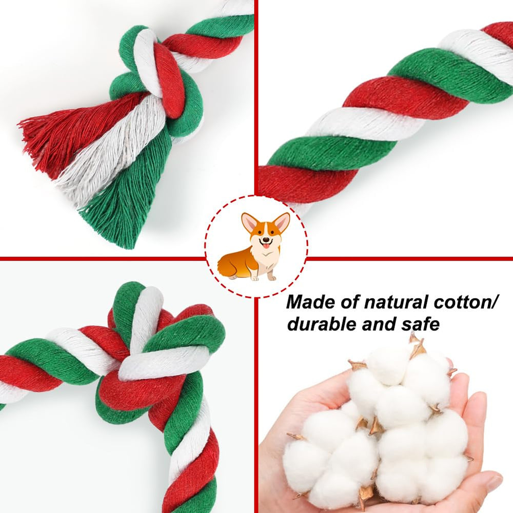 SZEE natural cotton rope toy close-up showing material safety and chew-friendly texture