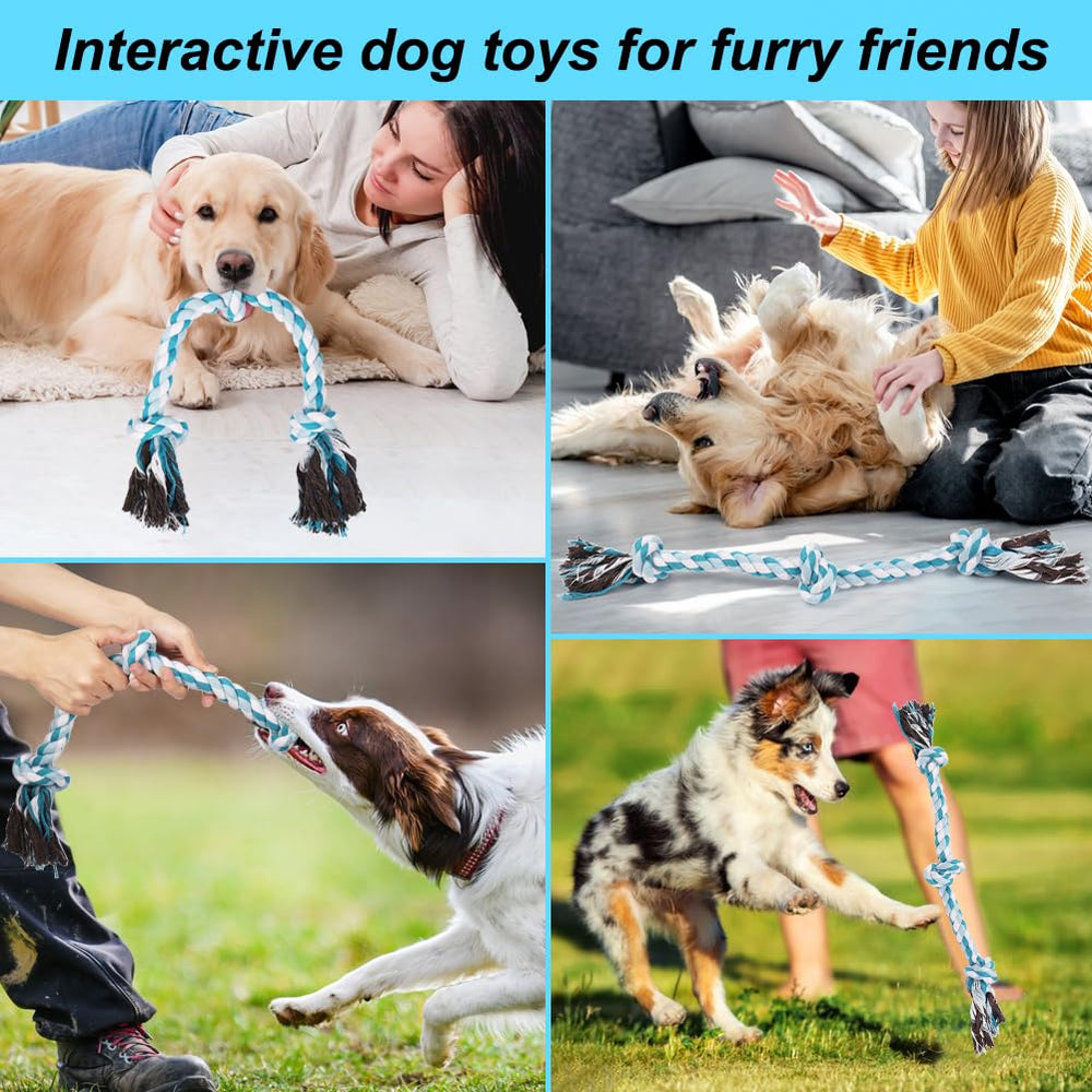 SZEE rope toy supports gentle teeth cleaning and gum massage during chews.