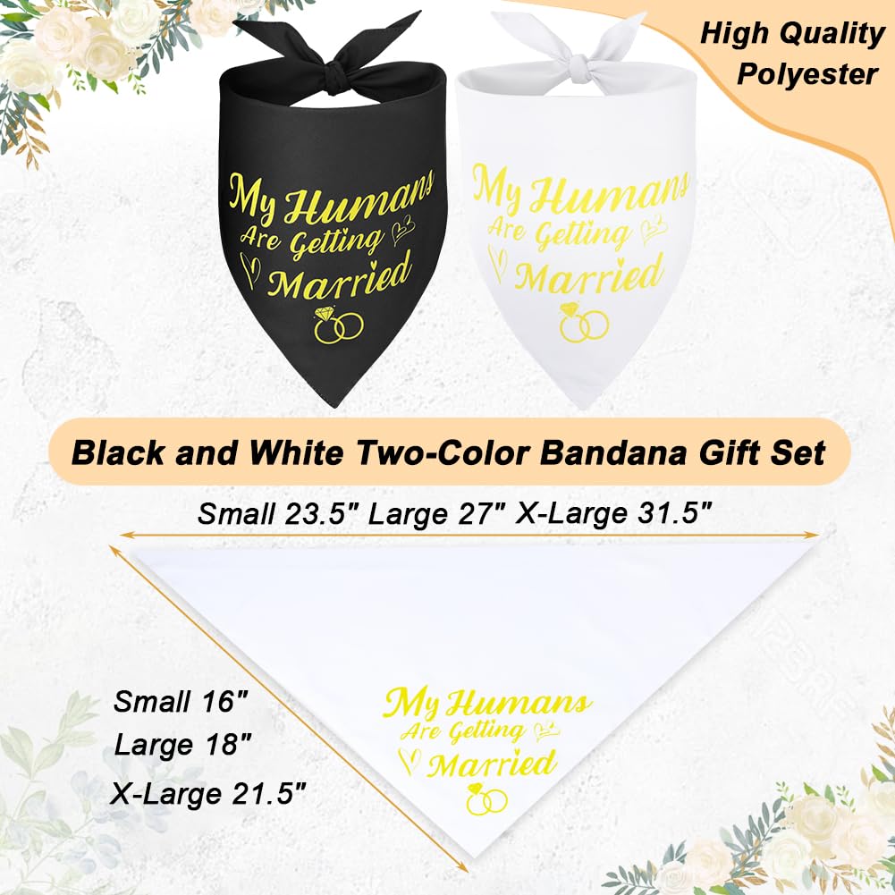 SZEE engagement party dog decor bandana adds festive pet flair.