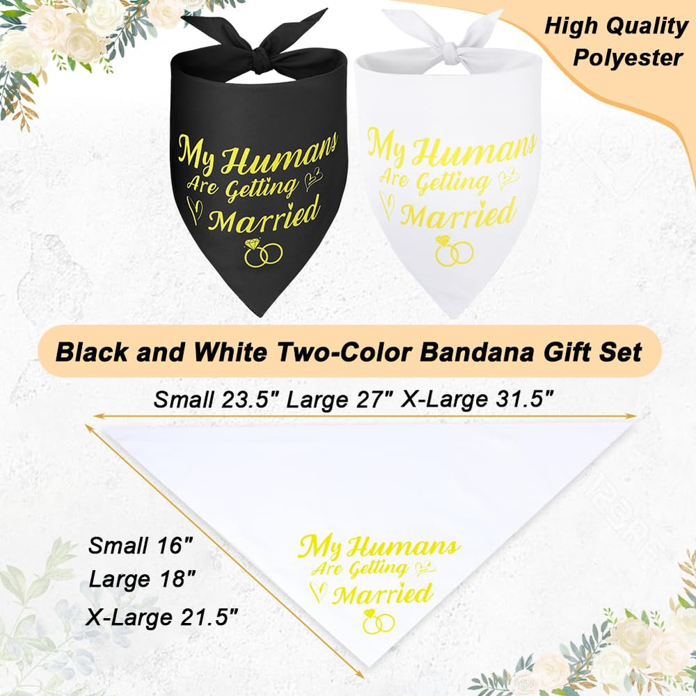 SZEE engagement party dog decor bandana adds festive pet flair.