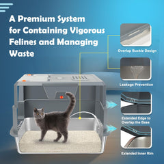 SZEE front door folded for scooping shows quick access.