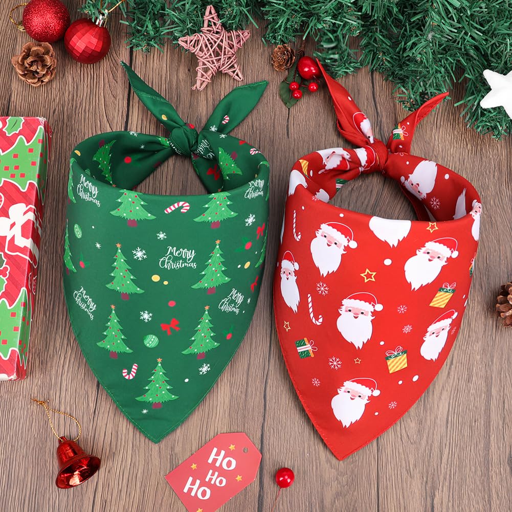 SZEE dog bandanas ready for Christmas dinners and joyful strolls