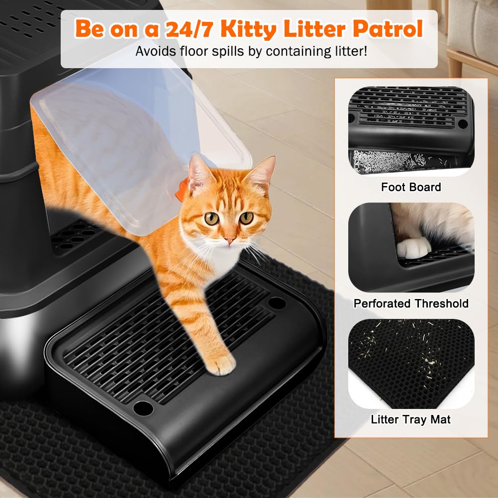 SZEE trapping mat included supports cleaner floors.