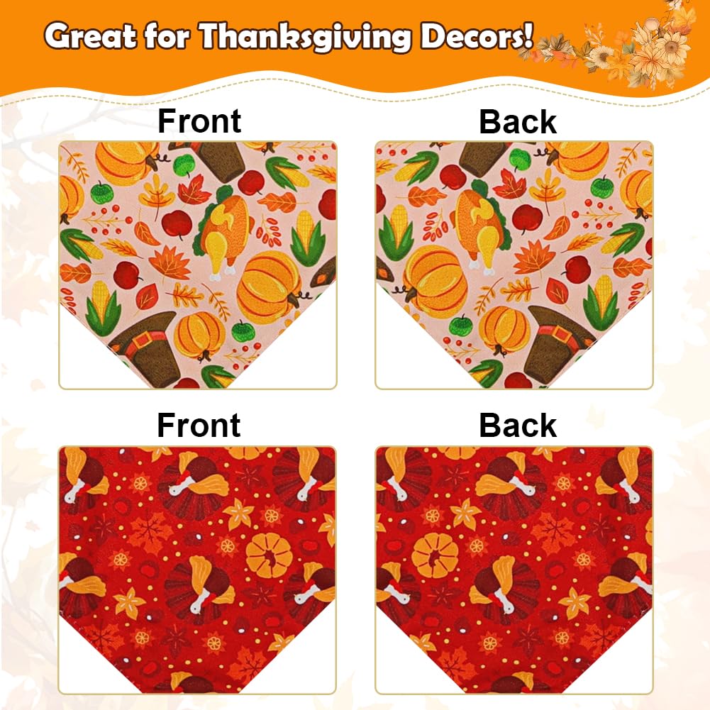 Szee two-bandana set highlights vibrant red and pink colors for holiday style.