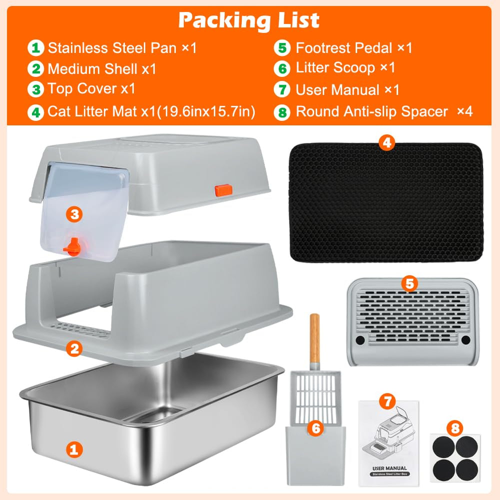 SZEE XL trapping mat and scoop included for easy cleanup