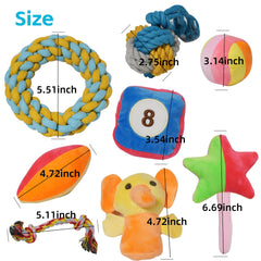 SZKOKUHO puppies-squeaky-plush-closeup internal squeaker boosts engaging play sessions