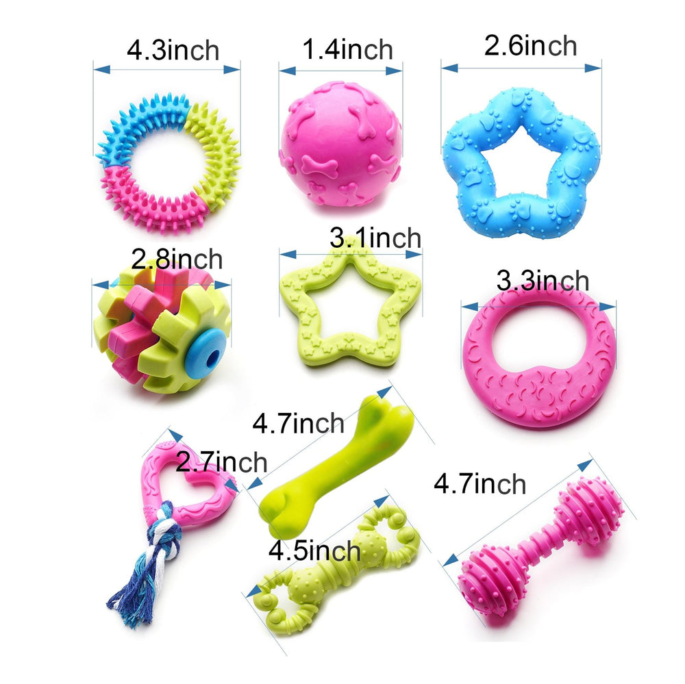 SZKOKUHO puppy ball toy provides durable chew surface for engaging fetch sessions.