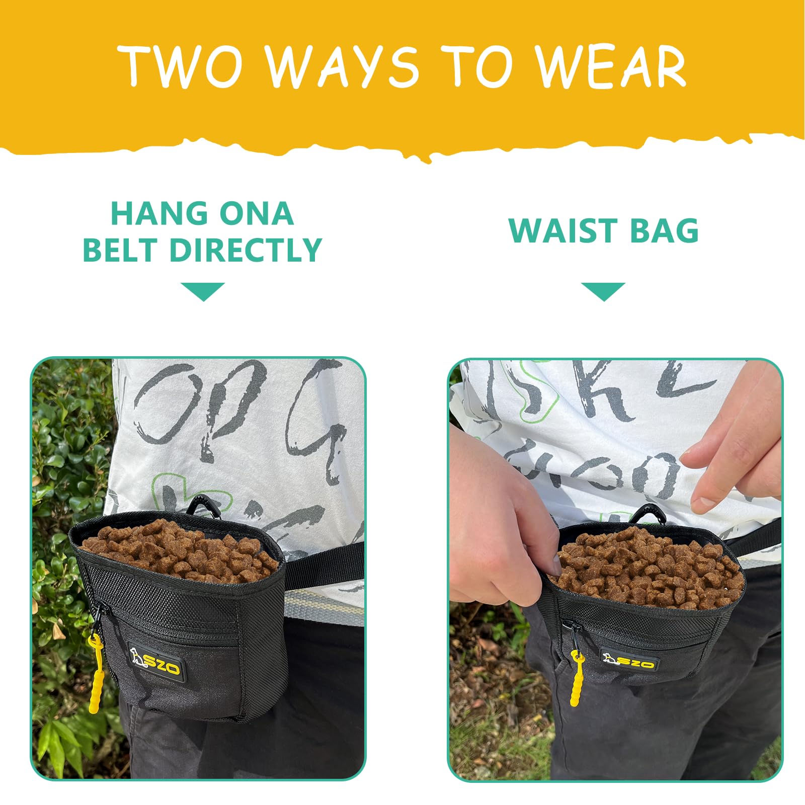 SZO 600D nylon material provides durable, easy-care construction.