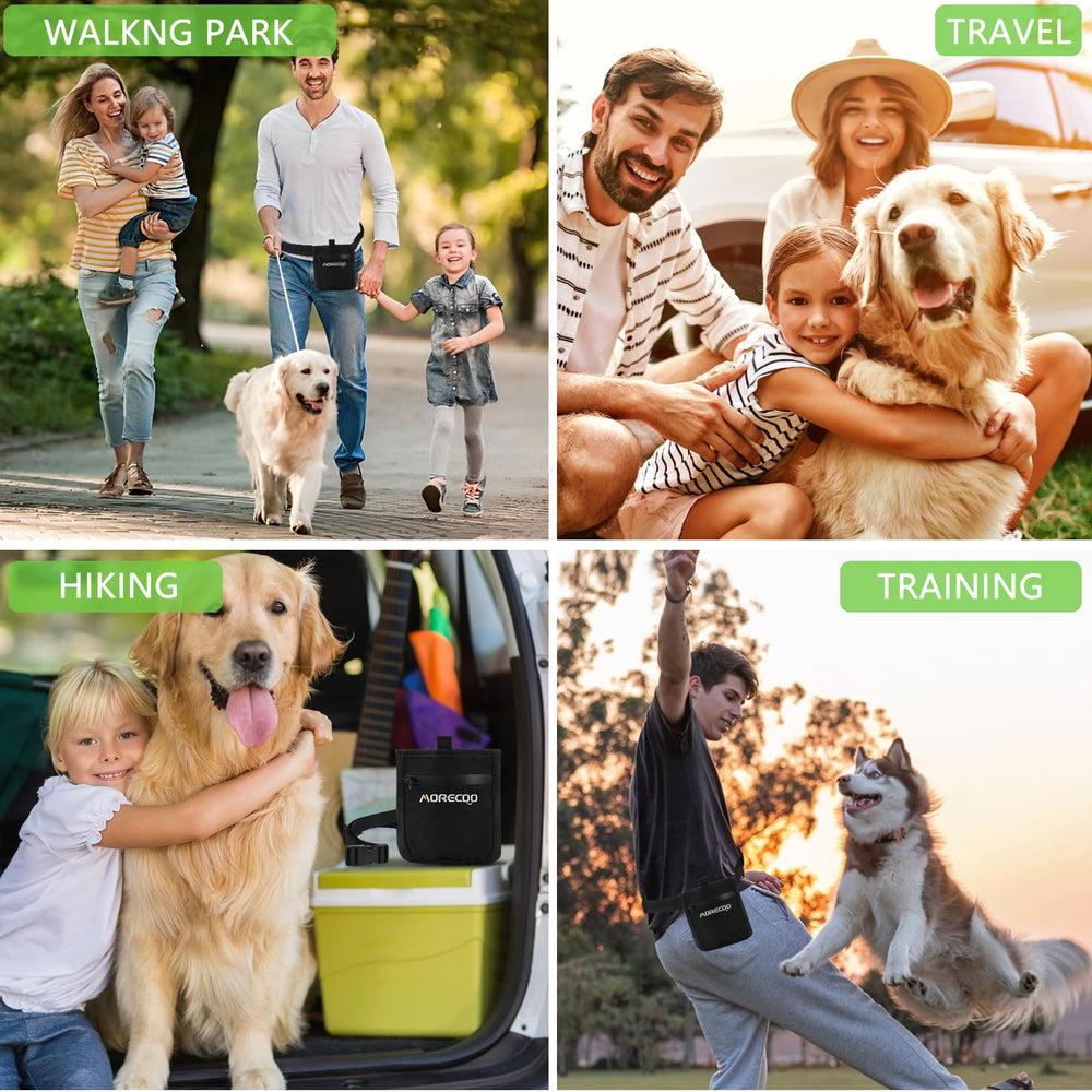 SZO pouch spacious design stores up to 2 cups of treats for long sessions