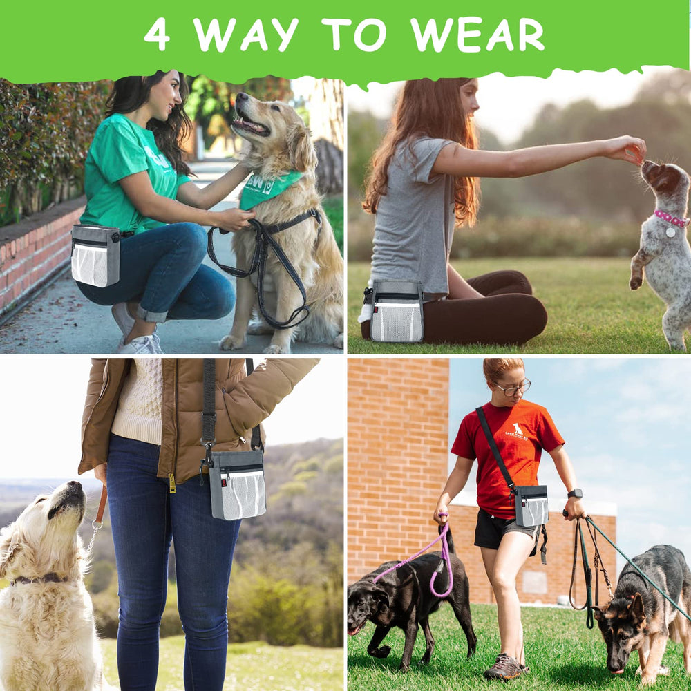 SZO treat pouch holds kibble, toys, and keys for organized training sessions