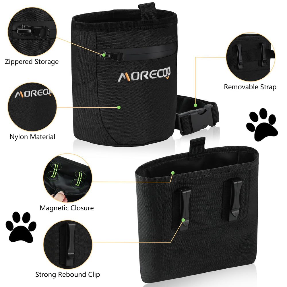 SZO dog treat pouch front zipper pocket secures items during outdoor training