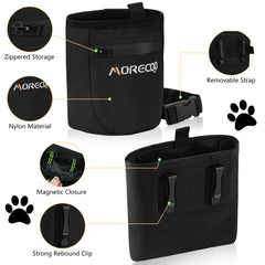 SZO dog treat pouch front zipper pocket secures items during outdoor training