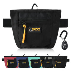 SZO dog treat pouch with magnetic closure enabling quick treat access during training.