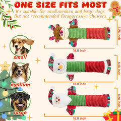 SZXHTOMG Muñeco nieve perro juguete crujiente estimula juego