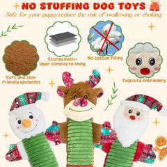 SZXHTOMG Reno Navidad perro juguete crujiente para tirar