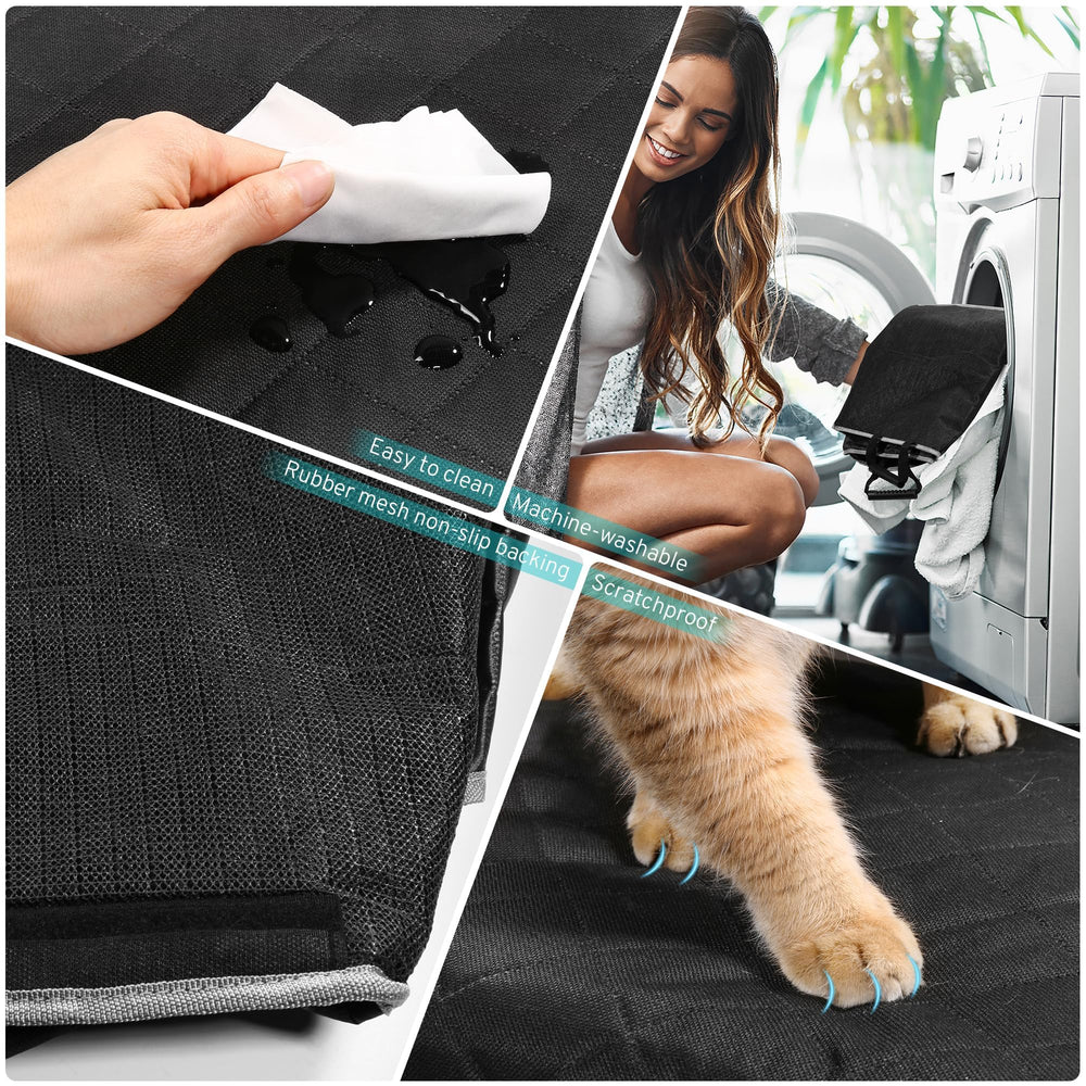 szyuchen dog car seat cover easy-install quick setup with headrest clips