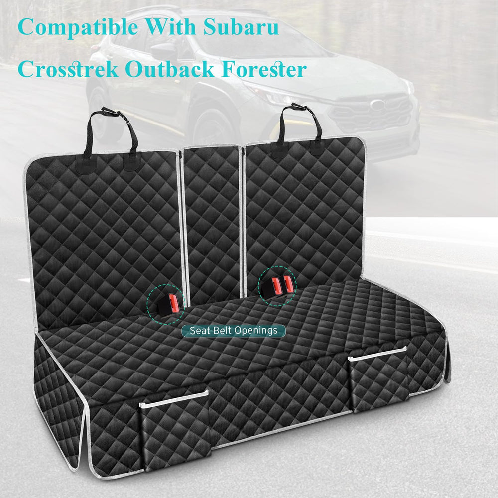 szyuchen dog seat cover easy cleaning with damp cloth or vacuum.
