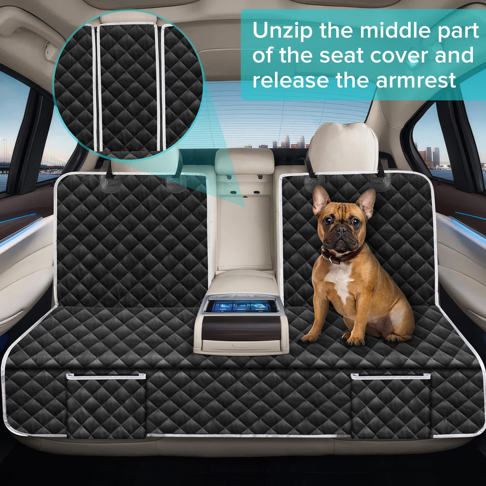 szyuchen dog seat cover foldable storage fits neatly when not in use.