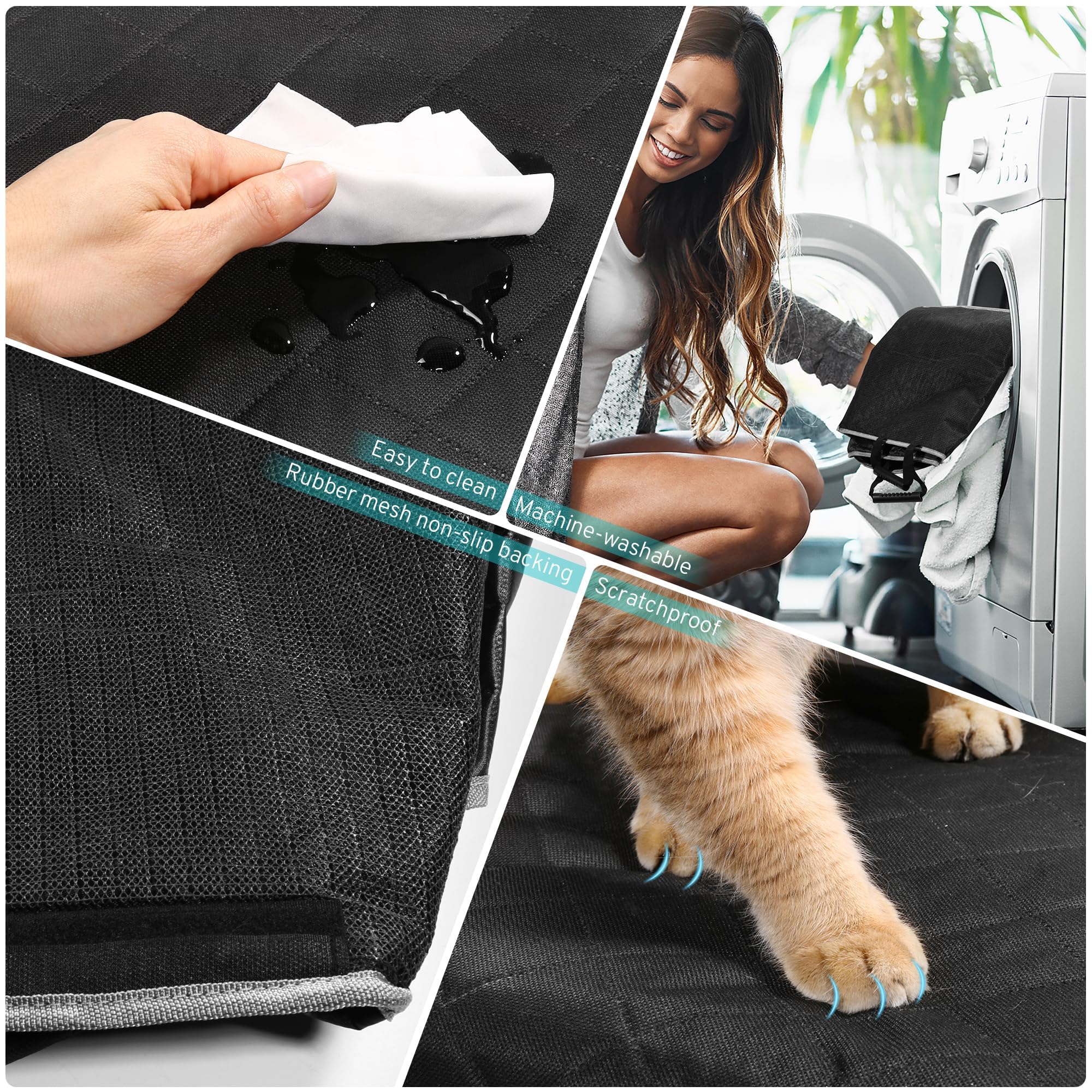 szyuchen waterproof Oxford fabric shields interior from mud and accidents.
