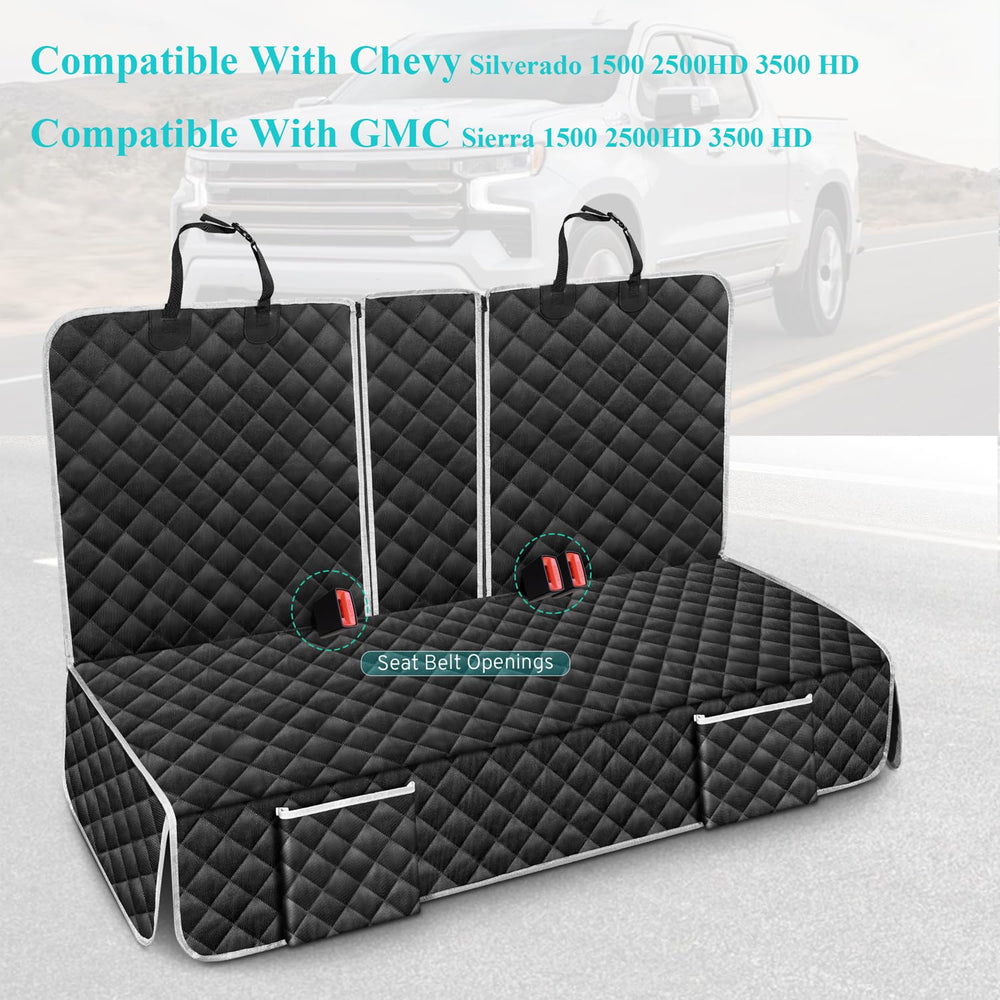 Szyuchen full backseat coverage keeps pets comfortable and interior clean