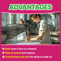 T TORTO9 20x18 in cage liner fits a range of cages with trim and fold options.