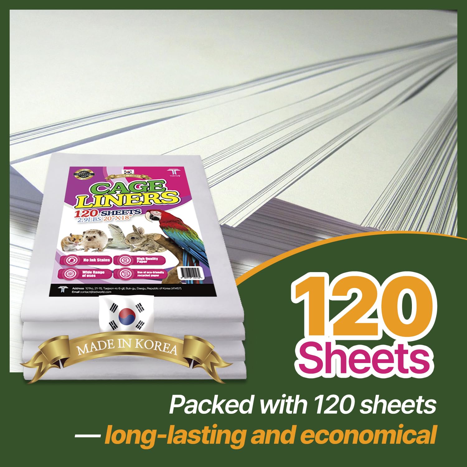 T TORTO9 easy maintenance liner simplifies timely replacements and tidy habitats.