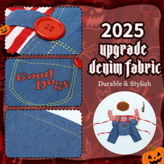 T2Y denim costume is breathable and durable for long wear.