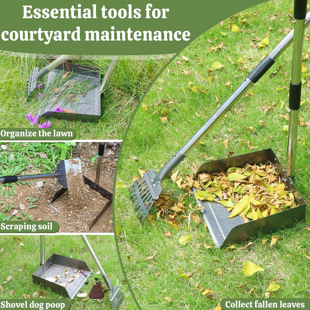 T2Y Pooper Scooper multi-season yard cleanup handles snow, leaves, and feces.