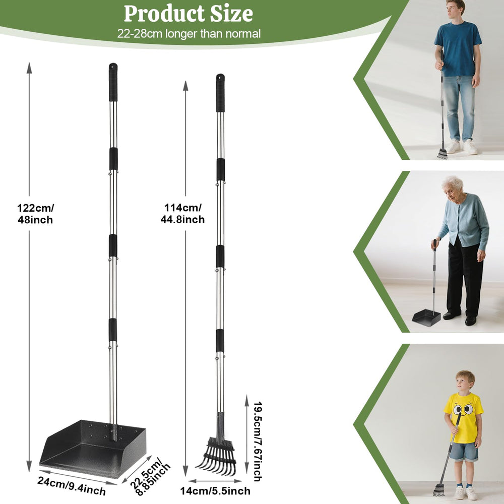 T2Y Pooper Scooper oversized tray-capacity enables fewer trips to dump.