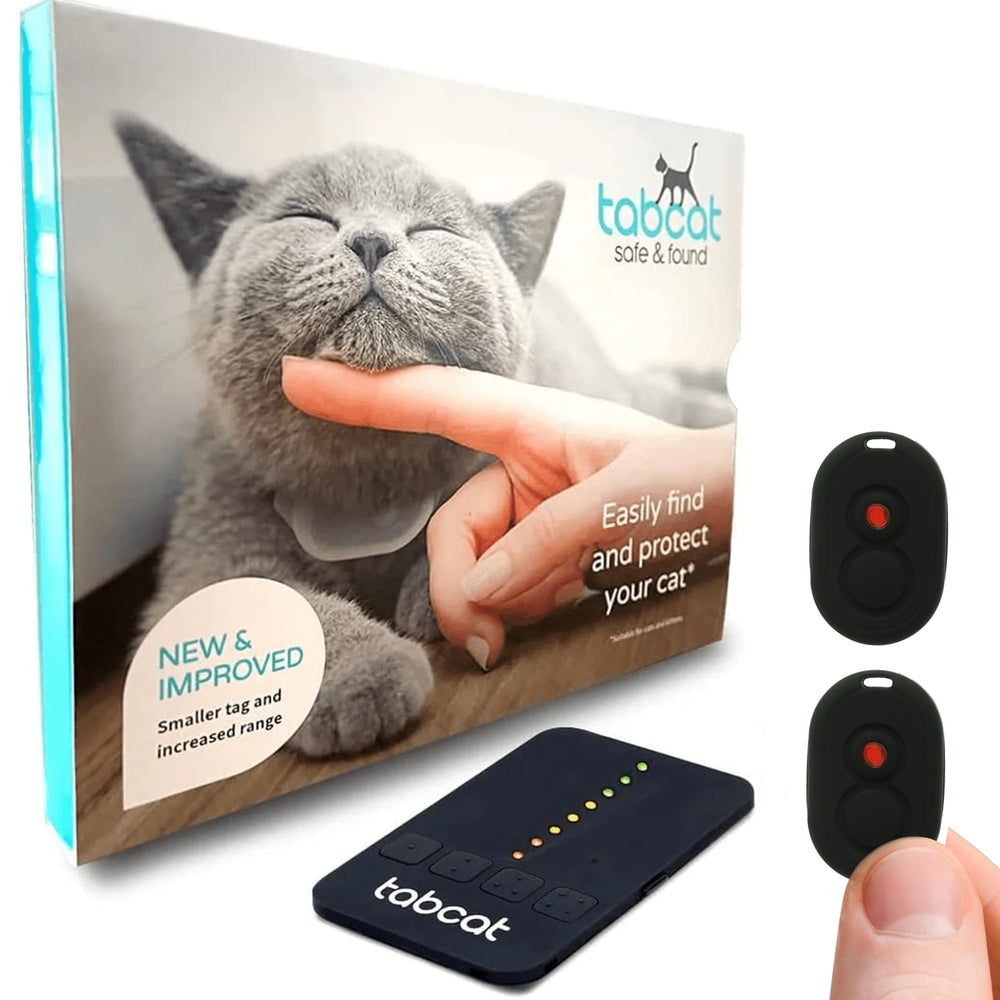 TabCat V2 tracker handset showing quick range cues for fast location.