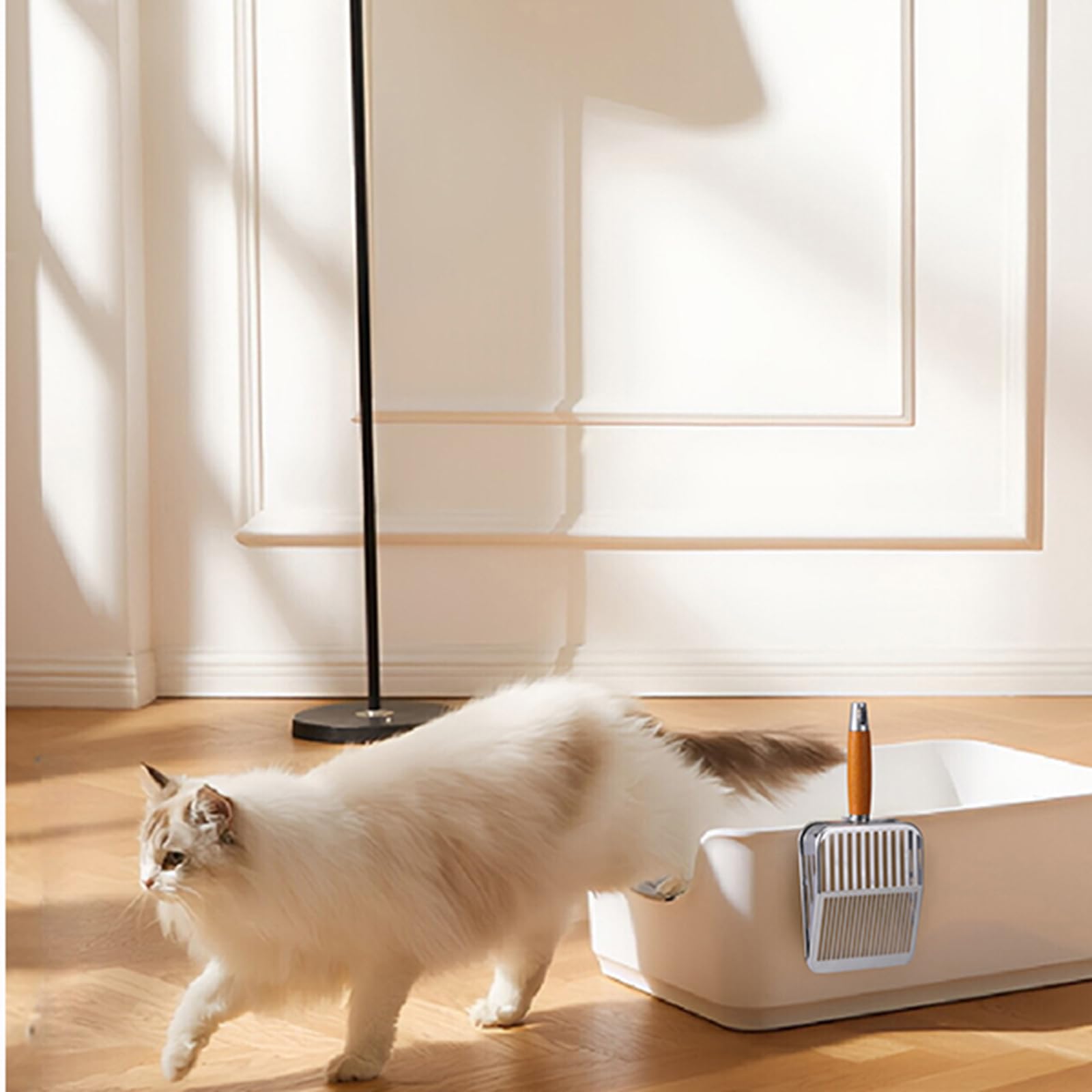 TabifurKitc smooth easy-clean surface prevents litter sticking for quick cleanup