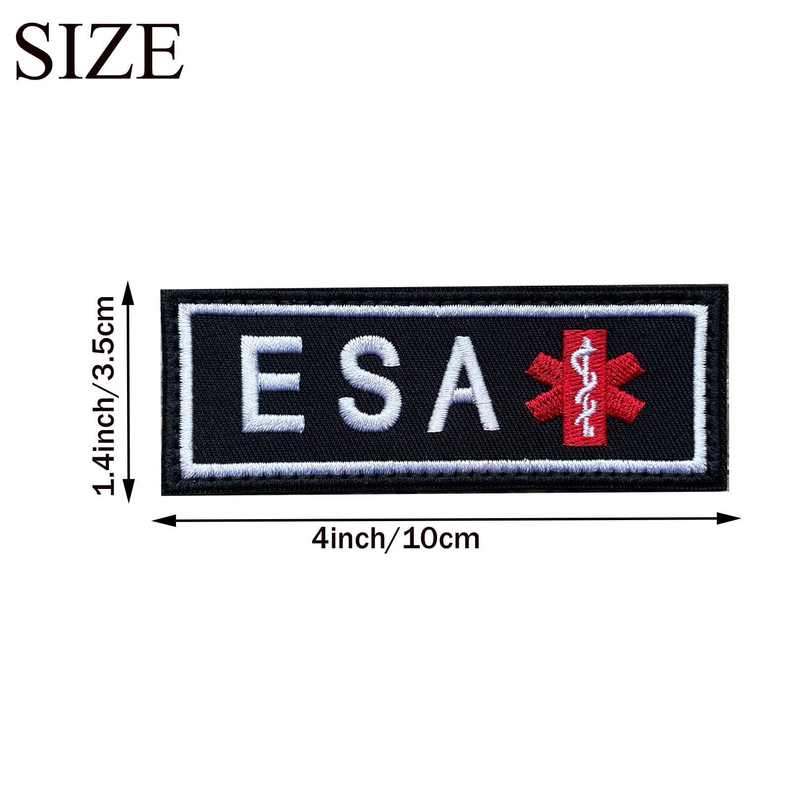 TACVEL patch close-up shows crisp embroidery and secure hook-and-loop backing