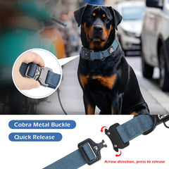 Tacwild collar grande con ajuste regulable para comodidad personalizada.